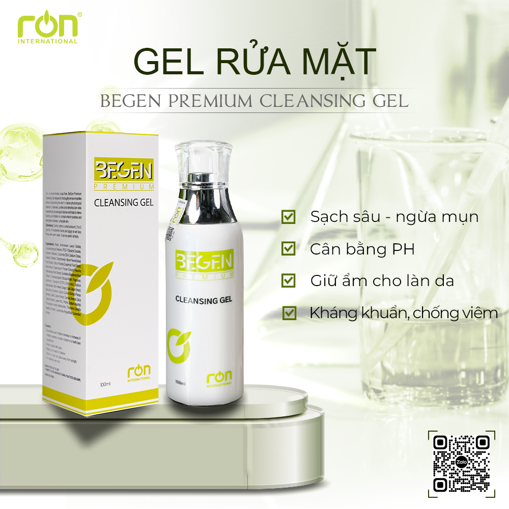 Gel Rửa Mặt (Begen Premium Cleansing Gel) 100ml